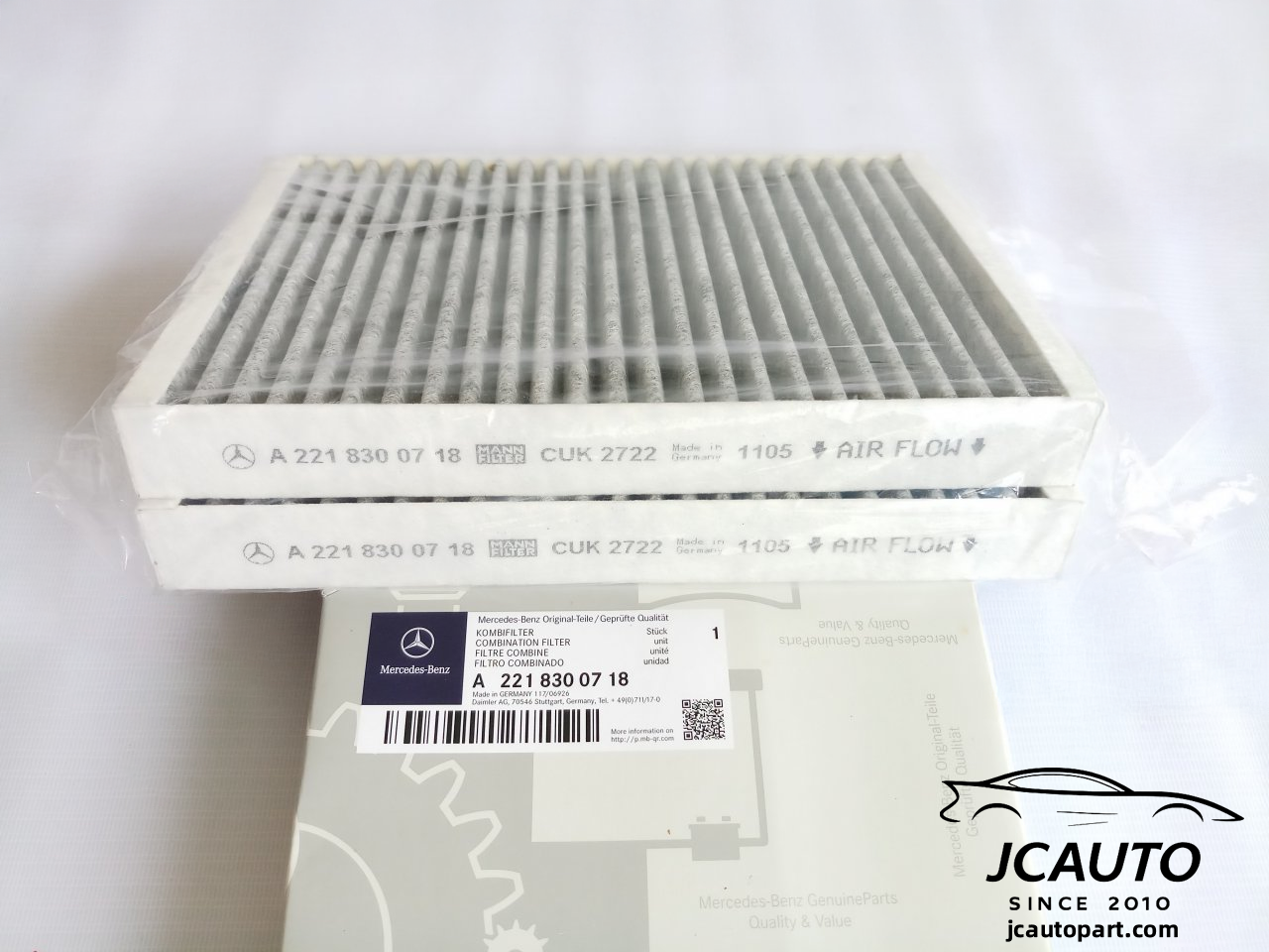 AIR CONDITIONING FILTER S-CLASS W221 A2218300718